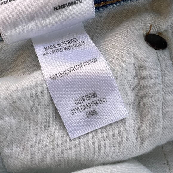 AGOLDE Dame High Rise Wide Leg Jeans Size 28 - Picture 9 of 9